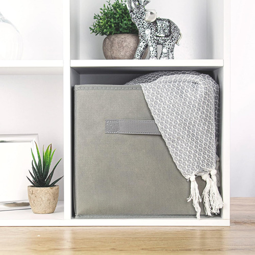 Canasto Grande Caja Organizador Tela Plegable Compacto 28x40