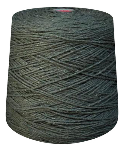 Linha De Crochê Colorido Barbante 8 Fios 1 Kg Tricô Prial Cor Verde-musgo