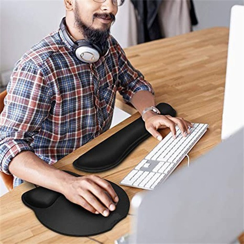 Reposamuñecas Mouse Alfombrilla Teclado Muñecacomputador