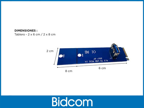 Adaptador Ngff M.2 A Pcie Mineria Riser M2 A Usb3 Cripto Btc