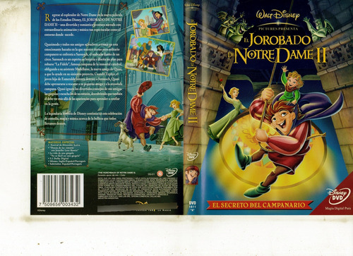 El Jorobado De Notre Dame 2 (2002) - Dvd Original - Mcbmi