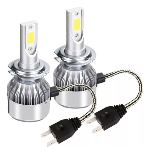 Luces Led Auto C6 H7  Turbo Led Ventilada Kit 