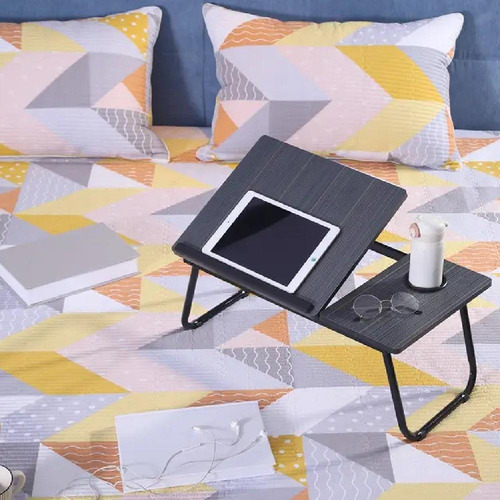 Mesa Portatil Notebook Madeira Dobravel Suporte Ajustavel