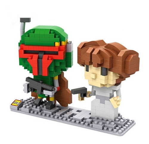 Genial Rompecabezas 3d Boba Fett Leia Star Wars 