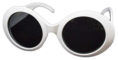 Foro Novedades Mod Sixties Gafas Con Tinte, Blanco.