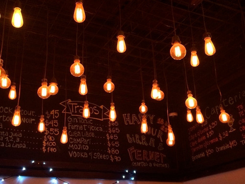 Foco Led Vintage Lampara Filamento Globo Dim 8w = 75w