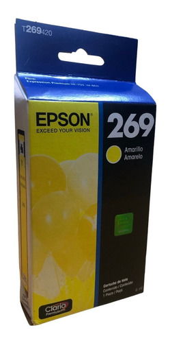 Tinta Epson 269 T269420 Original Color Yellow Xp-702,xp-802
