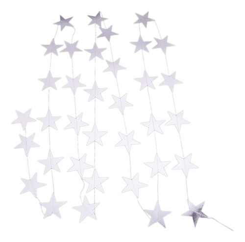 Bandera Navideña De 5 Puntas Con Forma De Estrella De 4 M, B