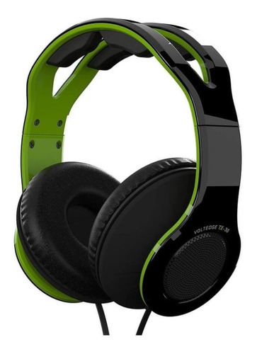 Imagen 2 de 8 de Headset Alámbrico Tx30 Voltedge Para Xbox One Color Verde/Negro