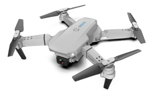 Mini drone LSRC LS-E525 com câmera dupla 4K branco 2,4 GHz 1 bateria