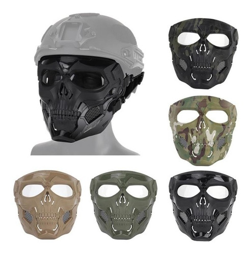 Mascara Airsoft Tactica Deporte Cosplay Halloween Skull 