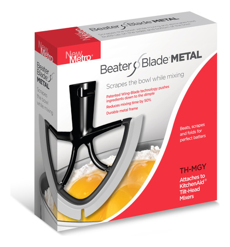 New Metro Design Beater Blade Metal Th-mgy Compatible Con K.