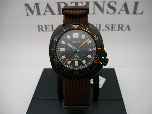 Seiko Prospex The Black Series Edicion Limitada Spb257j1 Marrón Negro Marrón