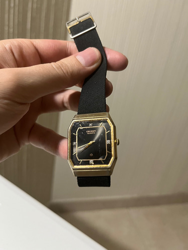 Reloj Orient Negro Amarillo Negro (Usado)