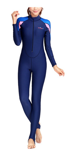 Traje De Buceo Elástico Diseño De Cuerpo Entero Con
