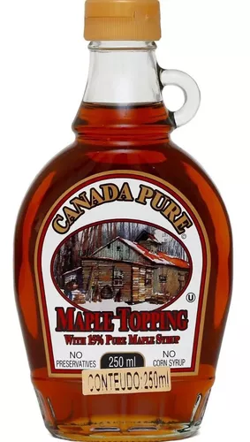 Xarope de Bordo Canada Pure Maple Syrup 100% 250ml (2 unidades