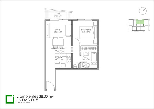 Imagen 10 de 14 de Departamento En Venta Caseros 3 Amb. A Estrenar