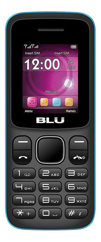 BLU Z4 Dual SIM 32 MB preto/azul 32 MB RAM