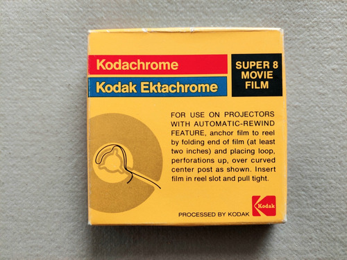 Carrete De Cinta Super 8 Kodak Ekta Chrome (caducada) (Usado)