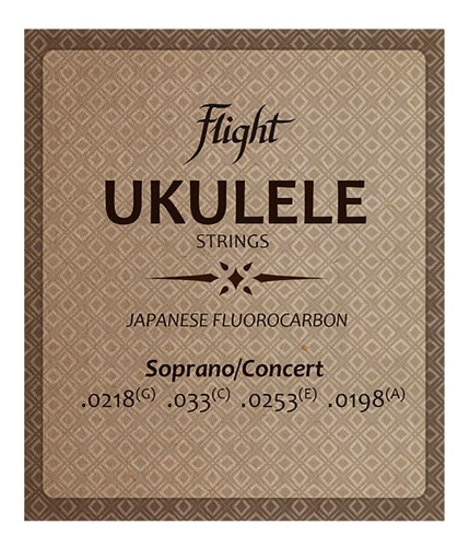 Encordadura Flight Para Ukelele Concierto Tenor Fussc-100