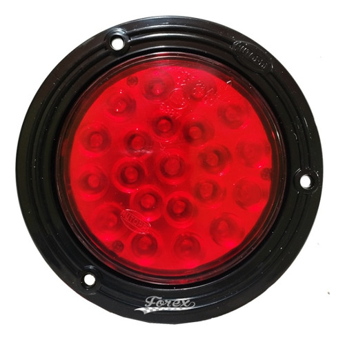 Stop Luces De Frenos Led Redondo Rojo 4 Pulgadas