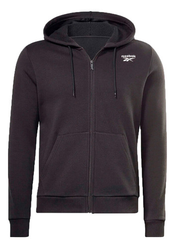 Campera Reebok Lifestyle Hombre Chest Logo Fz Negro Cli