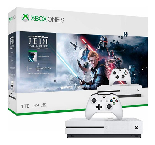 Consola Xbox One S 1tb 4k Blu-ray Control Bundle Juego Nueva Original