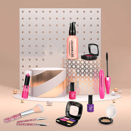 Kit De Maquillaje Simulado Para Niñas, Set De Maquillaje Bás