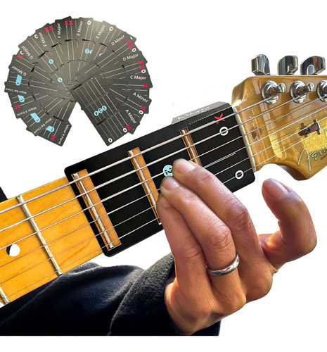 Aprender Guitarra En Minutos Acordes De Tarjeta (se Adapta A