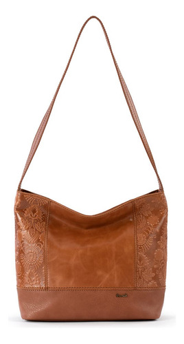 The Sak De Young Leather Hobo, Tobacco Floral Relieve Ii, Ta