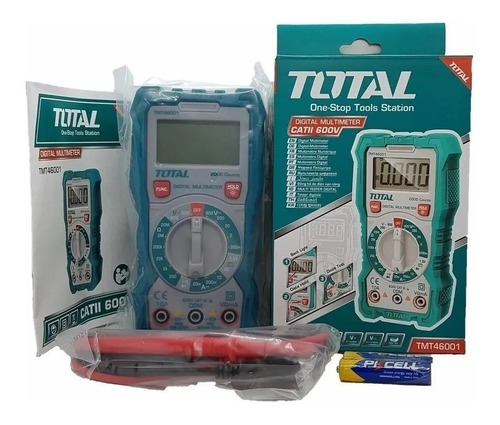 Imagen 3 de 6 de Tester Multimetro Digital Profesional Total Tmt46001