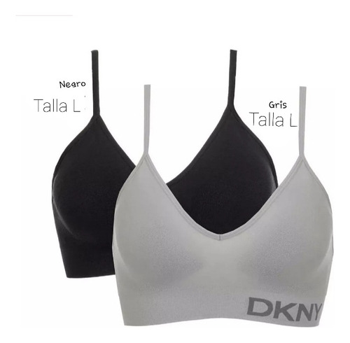 Bralette Brasier Deportivo Soporte Broche Dkny Talla L