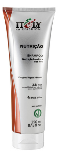 Itely Shampoo Cronograma Nutrição Sem Sal 250ml