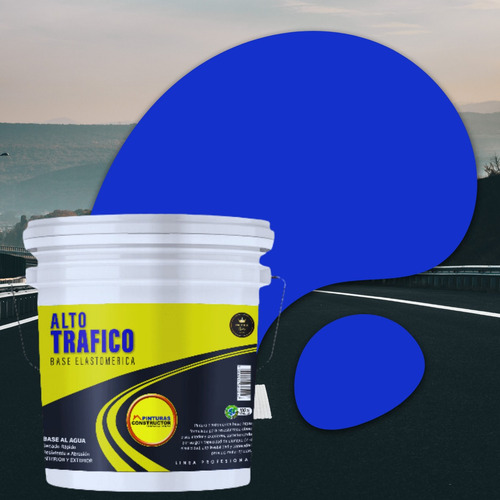 Pintura Alto Trafico, Azul Tineta 16lts