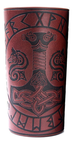 Nuevo 2x Brazalete Medieval De Cuero Pu Quake For Cosplay