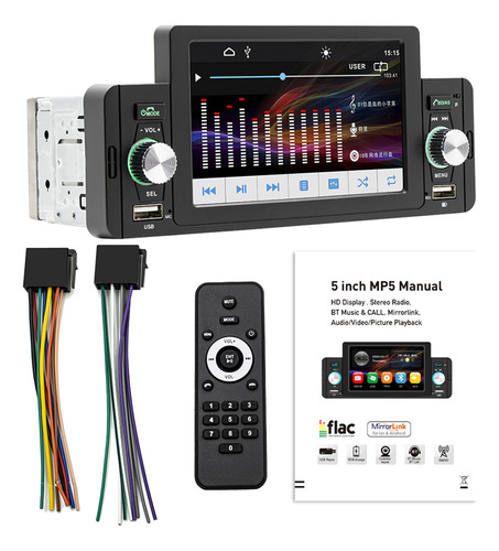 Reproductor Mp5, Teléfono, Receptor Fm Usb, Radio Con Ruedas