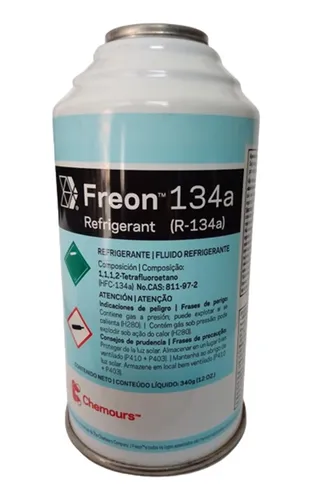 comprar Gas Refrigerante Freon 134a \u002F R-134a (340g\u002F12 Oz) Automotriz