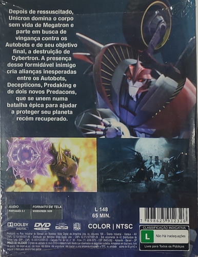 Dvd Light Transformers Prime Beast Hunters Predacons Rising