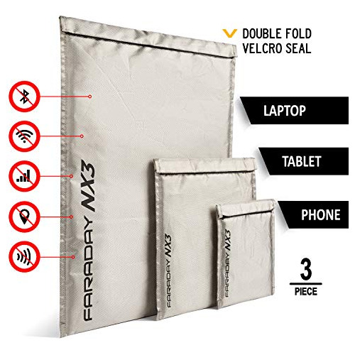 Kit De 3 Bolsas Mega Nx3 Triplelayer Cyber Fabric Farad...