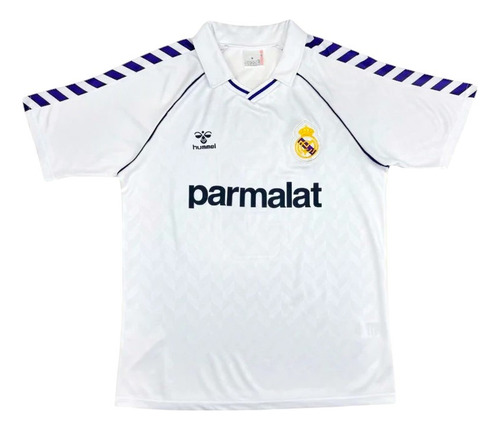Jersey Real Madrid Retro 86 Local Blanca