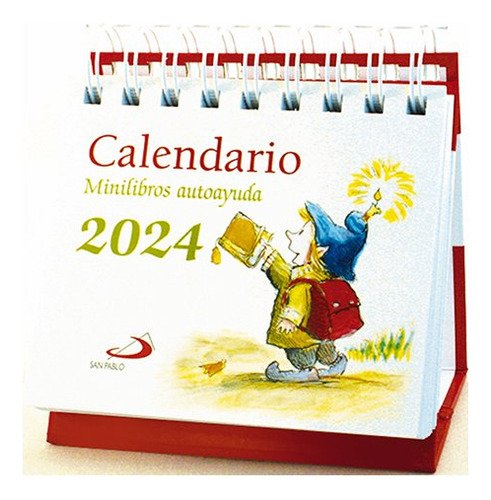 Calendario De Mesa Minilibros Autoayuda 2024, De Aa.vv.. Editorial San Pablo, Tapa Dura En Español