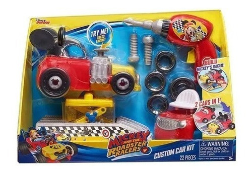 Mickey Roadster Racers Auto 2 En 1 Arma Con Sonido