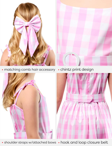 Rubies Barbie Perfect Day Lindo Disfraz Vestido En Rosa De Y