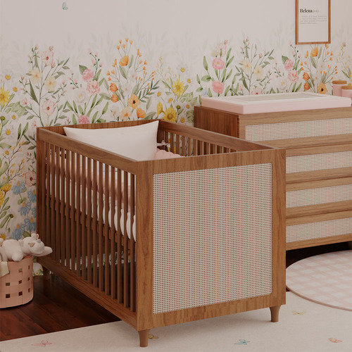 Berço Haus Nature Com Palha - Freijó Lilibee