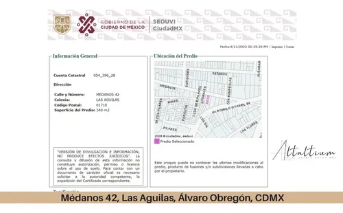 Casa En Venta Medanos 42, Las Aguilas, Álvaro Obregón, Cdmx. Vg5-za