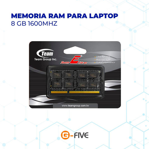 Memoria Ram Para Laptop Ddr3 8gb 1600mhz Teamgroup