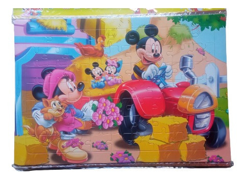 Rompecabezas Para Niños Mickey Mouse / Juego Didáctico