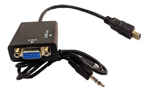Imagen 1 de 3 de Conversor Hdmi A Vga / Eleco