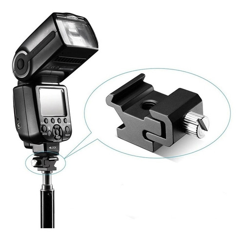 8 Adaptadores 1/4in Hembra Hot Shoe (zapata Caliente) Flash