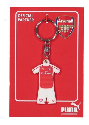 Llavero Puma En Forma De Playera Arsenal